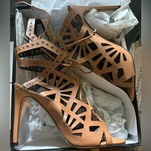 Dolce Vita cutout brown heels